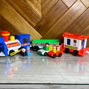 Fisher-Price Express Train Vintage 1987-1990 Little People Play Family 2581